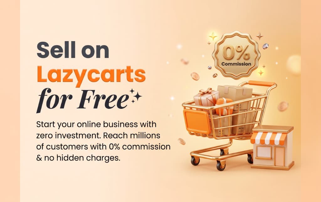 Sell on Lazycarts for Free - 0% Commission